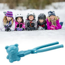 Winter Bear Shaped Snowball Maker Clip Snowball Fight Tool Play Fun Sports Toys