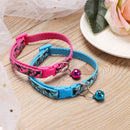 Fabric Camouflage Necktie Camo Neck Strap Pet Collar Bell Necklace Kitten Chain
