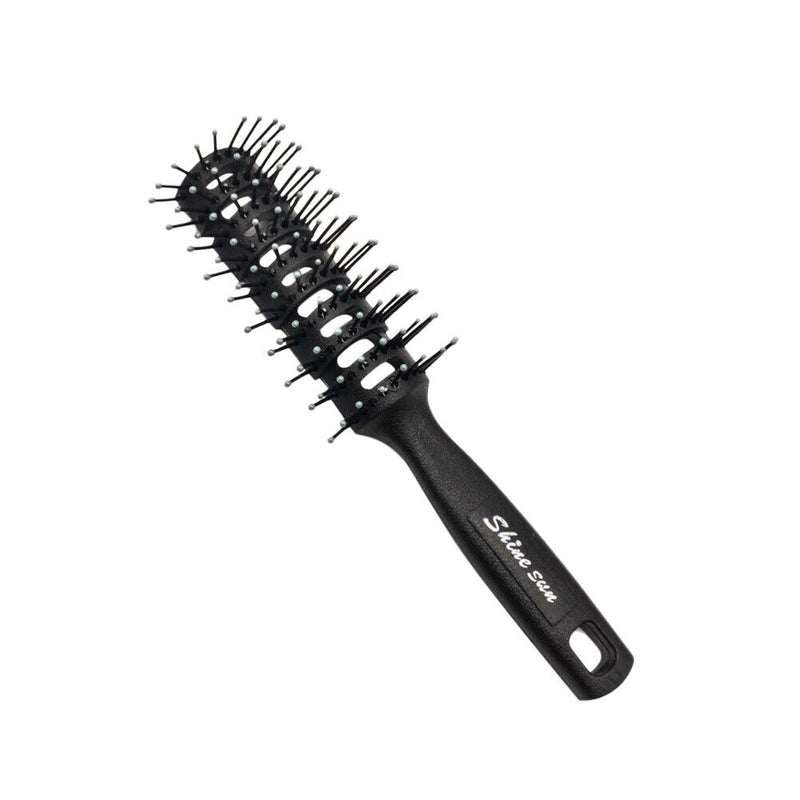 Ribs Comb Hairbrush Hairdressing Massage Hair Brush Salon Barber Styling Tool