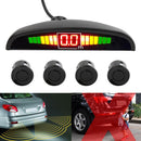 4 Sensors LED Display Car Parking Sensor Kit Backup Reverse Radar Monitor System