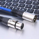 1m 3Pin XLR Jack Male to Female Plug Microphone Adapter AUX Audio Cable Wir