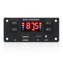 2 X 60W Stereo USB TF FM Radio Module Handsfree Bluetooth-compatible 5.0 for Car