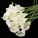 Weiß künstliche Calla-Lilie blüht Blumenstrauß Garden Hochze D6F9 G7K5 W9U5 X7M4