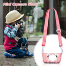 Portable Mini Cartoon Camera Cover Adjustable Silicone Shell (Pink Dog) Newly