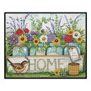 11CT Full Cross Stitch HOME DIY Printed Wall Art Crafts Home Decoration Gifts