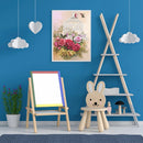 5D DIY Flower Bird Cage Full Round Drill Diamond Painting Craft Home Wall Decor