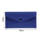 Buckle Pouch Purse Long Felt Coin Wallet Phone Bag Clutch Bag Felt Bag