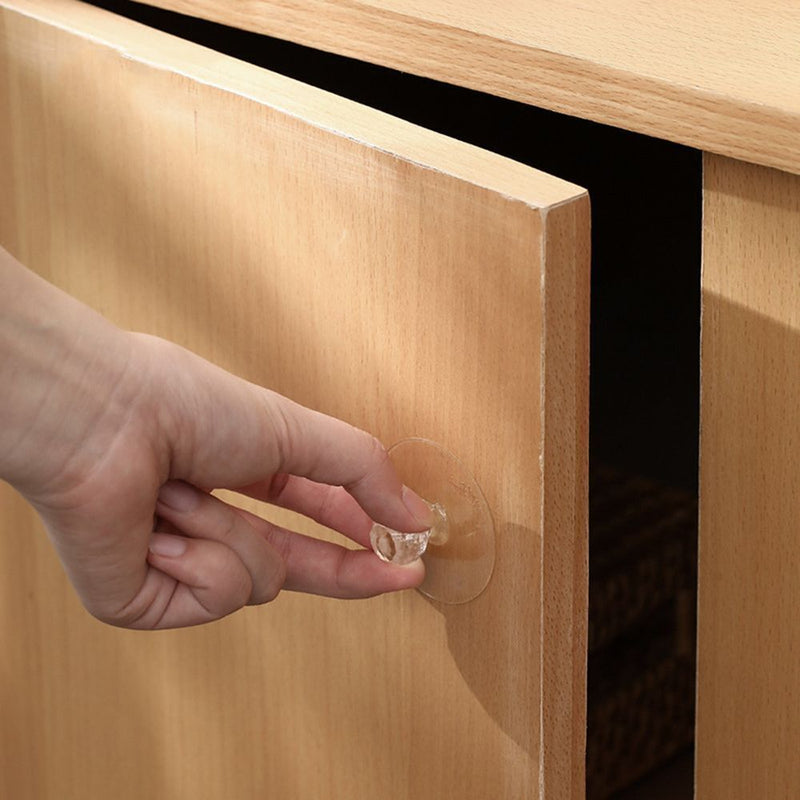 Wardrobe Pulls Refrigerator Auxiliary Knobs Door Handle Self-adhesive Hook