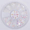 Water Dropped Elongated Glass Stone Nail Art Rhinestone DIY Tips Manicure Decor