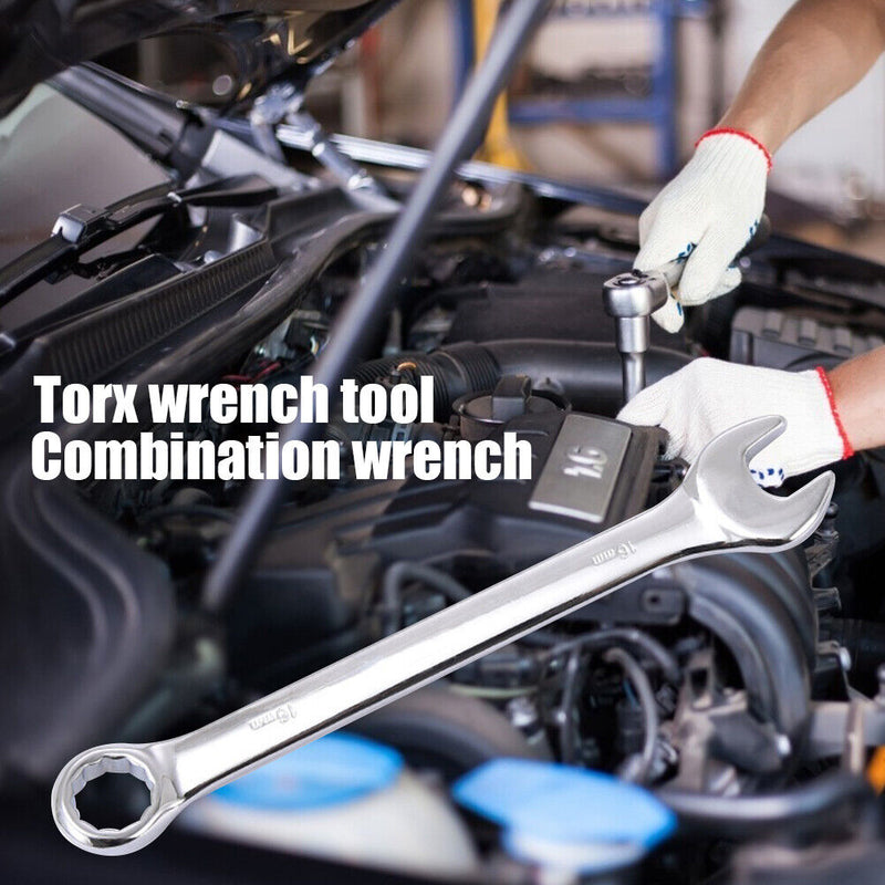 10mm Dual Use Wrench Ratchet Handle Wrench Opening Plum Blossom Spanner