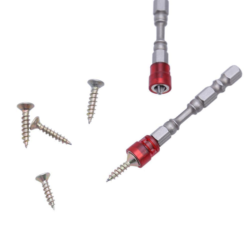 5pcs 65mm Magnetic Plasterboard Drywall 1/4" Hex Shank Screwdriver Bits Newly