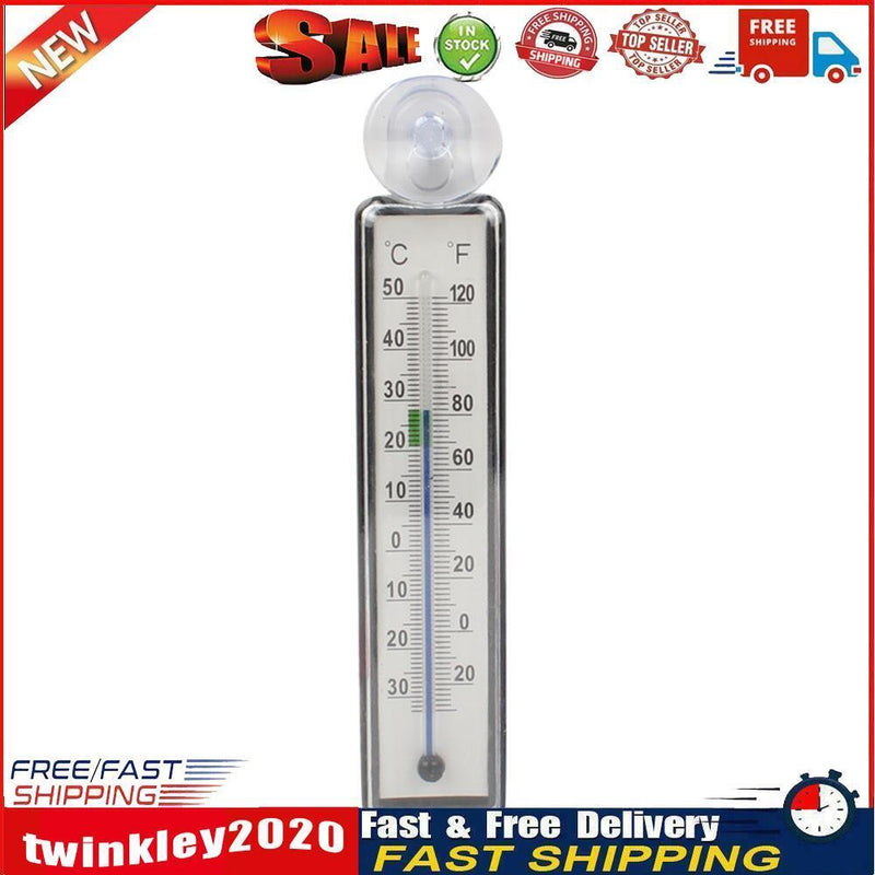 Aquarium Thermometer Fish Tank Glass Temperature Gauge Meter Suction Cup Newly