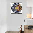 5D Diamond Painting DIY Abstract Sun Full Square Drill Mosaic Home Decorati