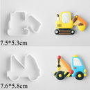 Tool Baby Birthday Cake Decor Cookie Cutters Baking Mold Car Biscuit Mould