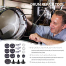 Musical Drum Kit Cymbal Felt Pads Casing Pipe Butterfly Nut Shim Tools Set