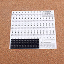 Transparent PVC Key Stickers for 37 49 54 61 88 Keys Electronic Keyboard Piano