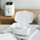 1Pcs Home Office Wet Wipes Dispenser Holder Tissue Storage Box Case with Lid