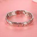 Magnetic Health Bracelet Power Therapy Detachable Bangle Chain (Sliver) Newly
