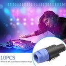 10pcs NL4FC 4PIN Speaker Audio Connectors Adapter Aviation Plugs for Amplif