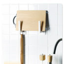 Self Adhesive Hook Towel Holder Wall Hanger Storage Rack for Kitchen Bathroom