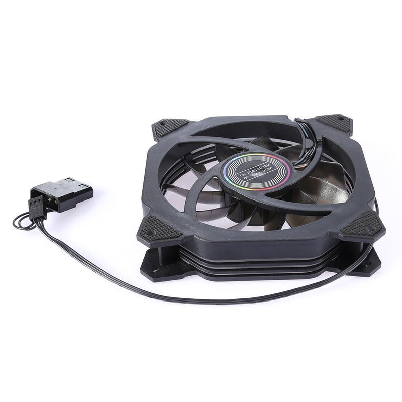 Silent Cooler 120mm Dual Halo Hydraulic Bearing CPU Cooling Fan (Multicolor
