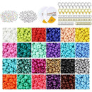 Glass Beads Box Set Spacer Beads For Jewelry Making Bracelet NE Diy AU P9I6