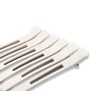 6pcs Solid Color Practical Duckbill Clip Traceless Hairdressing Hair Clip Set