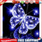 Butterfly Painting 5D Diamond Mosaic Embroidery DIY Cross Stitch Kit(Blue)