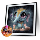 Diamond Painting 5D DIY Calf Elephant Full Round Drill Rhinestone Picture
