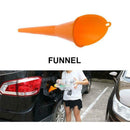 Motorcycle Car Long Mouth Funnel Plastic Refueling Oil Filling Liquid Spout O5V9
