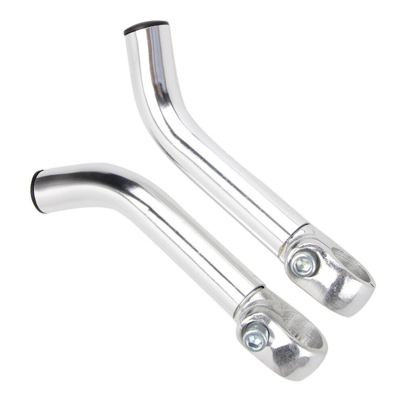 Bike Bicycle Cycling Handlebar Ends Proetctive Claw Bar Handles (Silvery) Newly