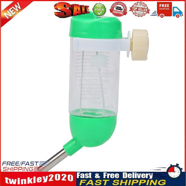 80mL Small Pet Water Dispenser Hamster Drinking Fountain Kettle (Green) Newly