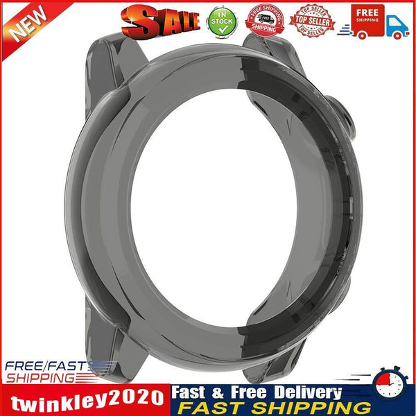 TPU Case Cover Protector for Amazfit Stratos 3 A1928 Accessories (Black) Newly
