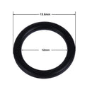 10pcs G1/4 Silicon Sealing Ring 2 Point Connector O Ring Washer Seal(Black)