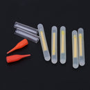 25pcs/5packs Fishing Lightweight Sticks Multi-Color Float Bar Light Fluorescent Light