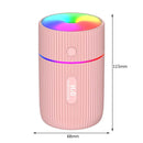 Portable Colorful Mini USB Car Humidifier Mist Maker Air Purifier (Pink)