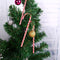 6pcs Candy Crutches Christmas Tree Decoration DIY Hanging Drops Jewelry