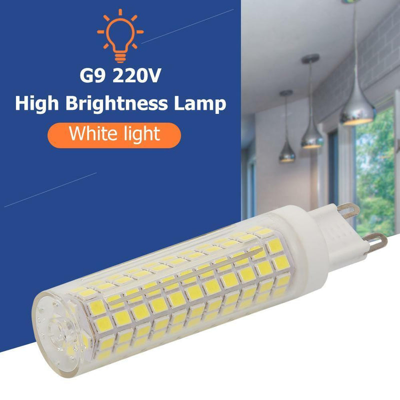 G9 LED Bulb 15W 1500LM SMD 2835 Dimmable Corn Light Ceramics Lamp (220V CW)