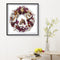 Oil Paint By Numbers Picture DIY Painting Wreath Flower Drawing on Canvas
