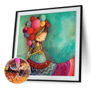 5D DIY Full Drill Diamond Painting Girl Cross Stitch Embroidery Mosaic Kit