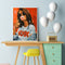 Frameless Oil Painting Arts Picture By Number Fashion Girl Hand Painted Craft