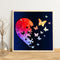 DIY Oil Paint by Numbers Heart Butterfly Acrylic Drawing Kit Coloring Picture