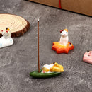 Cartoon Cat Home Decoration Ceramic Incense Burners Incense Plug Incense Holder