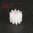 Robot Motor For DIY car 102A Plastic Gear Motor Gear 10 teeth Gear 0.5 Modulus