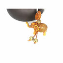 Buckle Animal Shape Key Holder Key Ring Wooden Keychain Carving Pendant