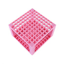 96 Holes Pen Holder Desk Makeup Brush Holder Storage Art Supplies (Pink) Newly