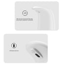 Auto Induction Foaming Hand Washer Infrared Sensor Soap Dispenser (White) Newly