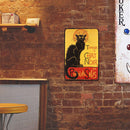 Cat Retro Metal Plate Tin Sign Plaque for Bar Pub Club Iron Painting (C) Newly
