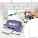 Ahomi Cutting Mat, Transparent, Acrylic Cutting Mat, Plate for DIY Embossing, Sc