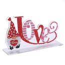 DIY Crystal Diamond Painting Valentines Day Desk Ornaments Kit (CB011) Newly